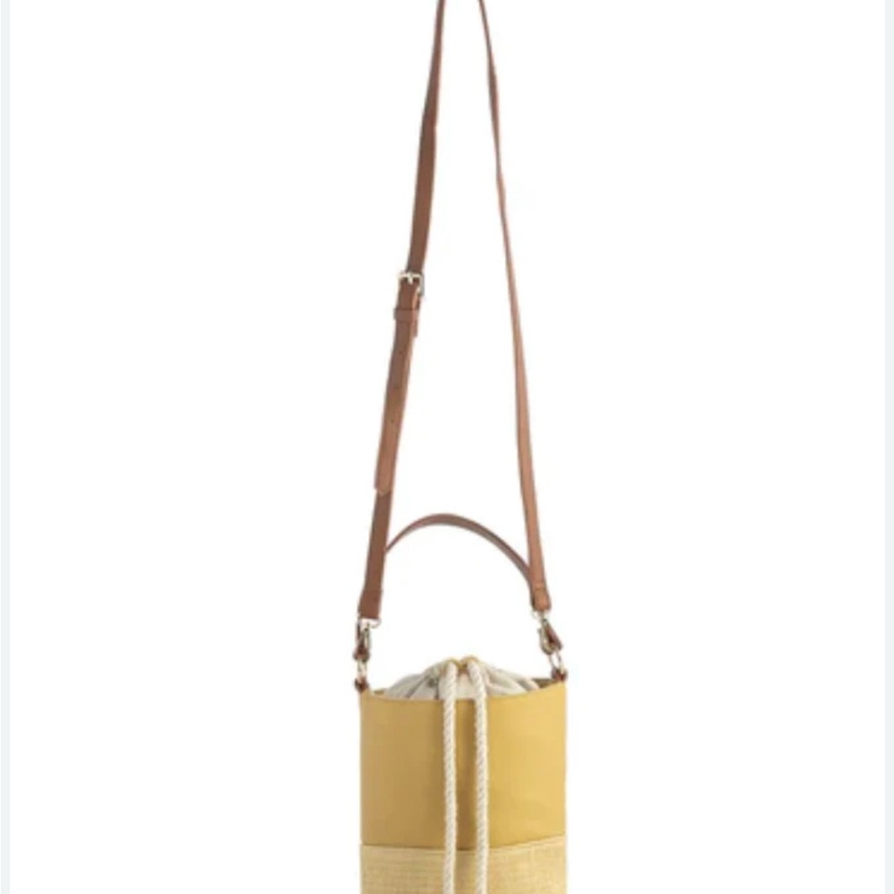 Yellow and Tan Bucket Bag MDW FLASH SALE!! - Picture 2 of 5